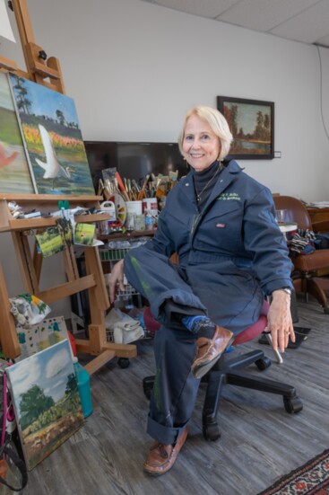 Emily Startz, Owner of The Woodlands Art Gallery & Studios. 