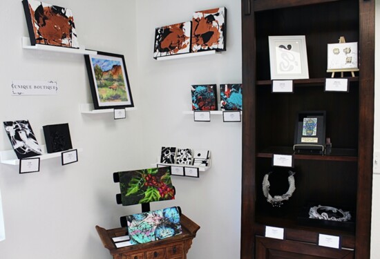 Visit The Woodlands Art Studio and the Unique Boutique for gift ideas.