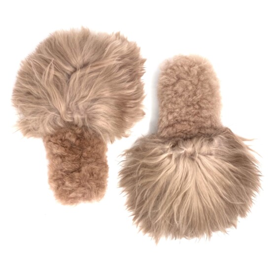 Ariana Bohling Alpaca Slippers, Bungalow, $198