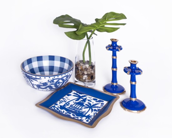 If her favorite color is blue, accessories from Eurica Home, Waldwick, EuricaHome.com