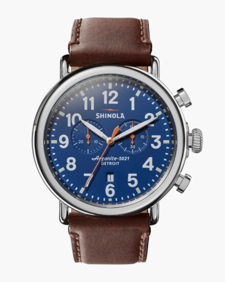 The Runwell Chronograph by Shinola - 47mm - $750 levysfinejewelry.com 205-251-3381