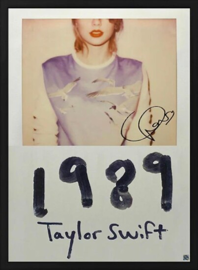 Taylor Swift “1989” album art signed poster
