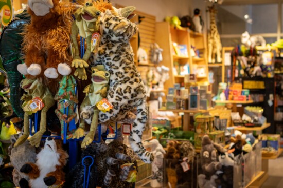 Puppets and plush animals from around the world make a fun gift for children.