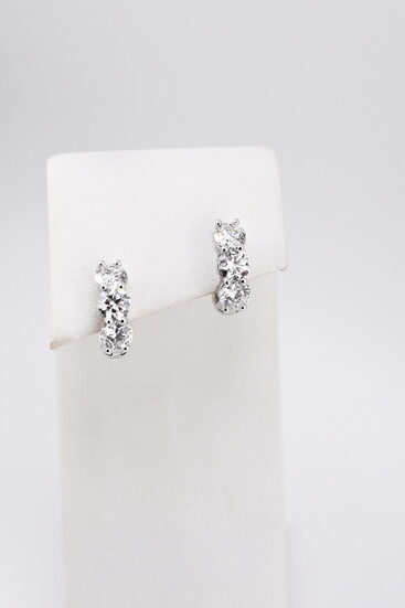 Designs By Carl - Diamond Hoop Earrings - $3,756.00