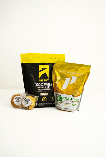 Ascent & 1st Phorm Protien Powder with Protein Cookies