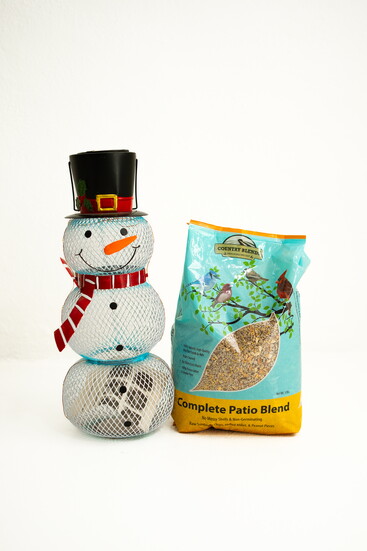 Snowman Bird Feeder & Patio Blend by Kaylor of Colorado