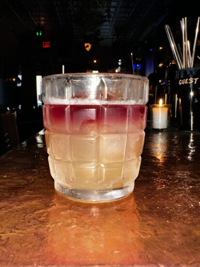 New York Sour | Classic cocktail from the late 19th century - 100 Proof Rye Whiskey - Lemon  - Cane Syrup  - Dry Red Wine Float