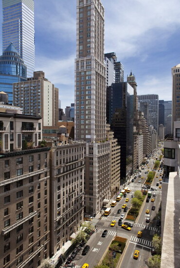View from Loews Regency New York Hotel