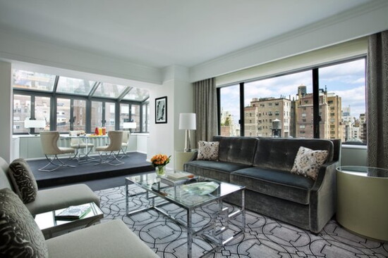 Atrium Suite at Loews Regency New York Hotel