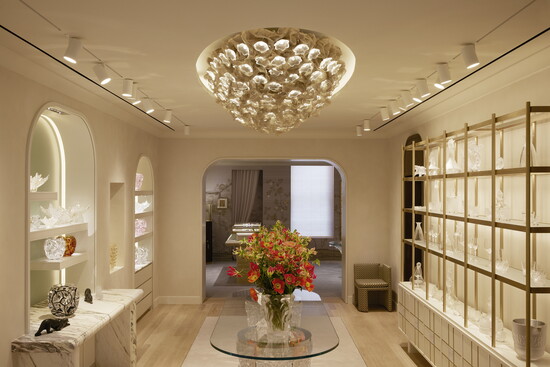 Lalique flagship store on Madison Avenue. Photo by Petrini Studio 