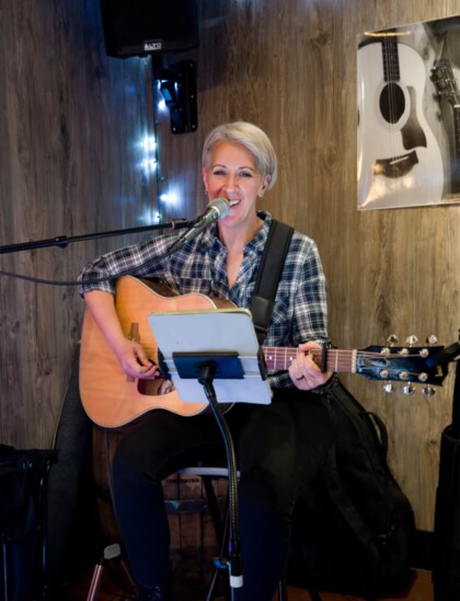 Live at Mount Prospect's Red Barn, in late March 2024. Photo: Stephen Neilson.