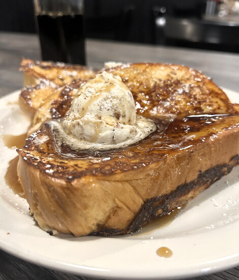 @forkandspoon Lucious French Toast from Fork and Spoon