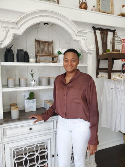 Kernita Heard, owner of Almost August in downtown Conroe.
