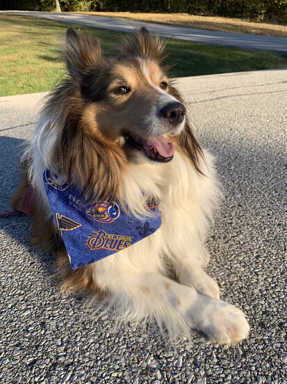 Kirra is a Blues fan!
