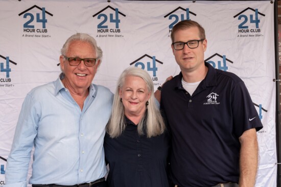 Board Chair Michael Young, former CEO Marsha Williamson, and CEO Tim Grigsby