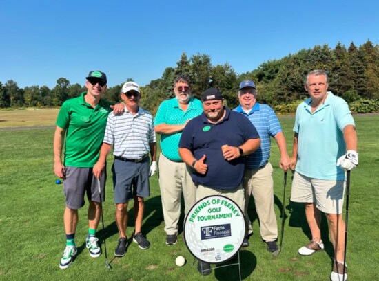 Volunteers with Friends of Feeney at the group's annual golf tournament. 