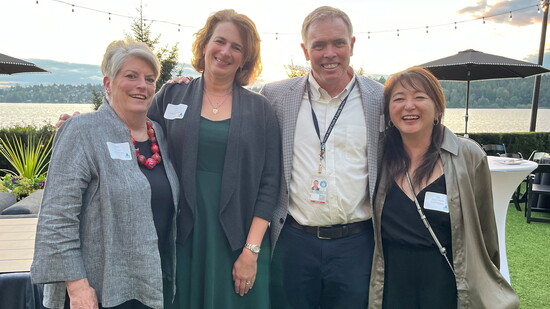 Terry Moreman, Amy French, MIYFS Director Derek Franklin,Ivy Suzuki-Jenkins