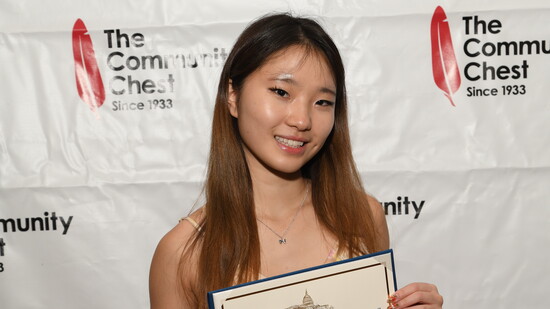 Gia Shin at The Community Chest's 2024 gala