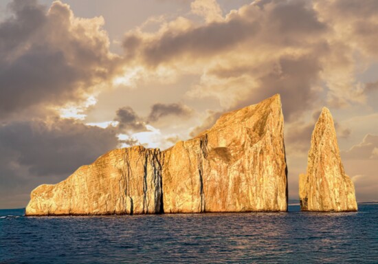 Kicker rock or Leon Dormido is an amazing rock formation nearby San Cristobal Island