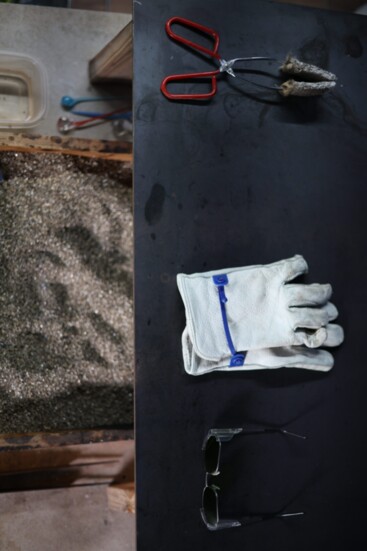 Tools used to create glass creations