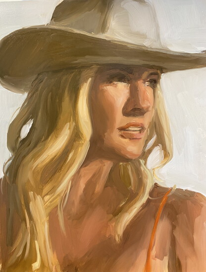 Grace And Grit painting by Leslie Singer