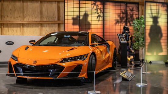 2022 Acura NSX Type-S at Samurai themed pod