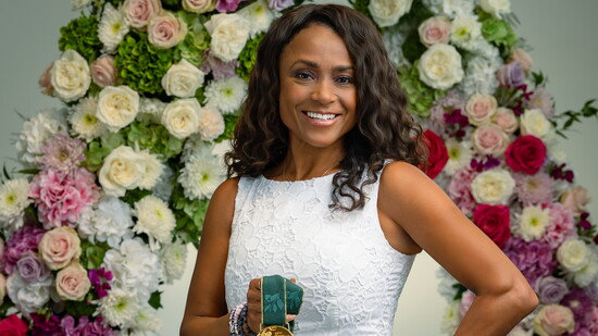 Domoniqque Daws and her 1996 Gold Medal