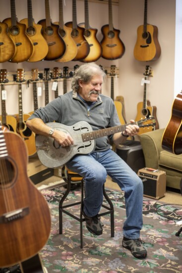 Monkton Guitars Owner, David Williams