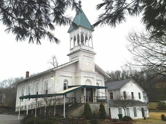 Original photo of historic chapel. 