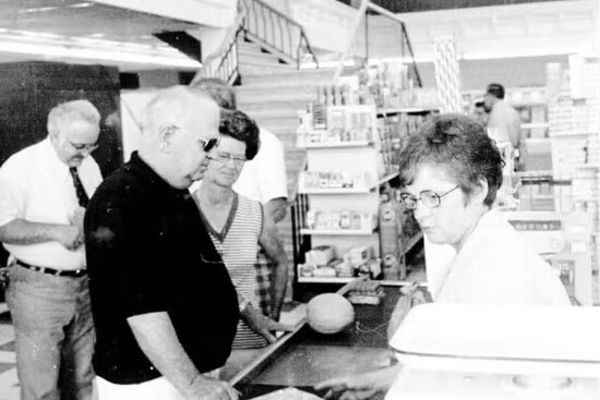 The original Clinton store, circa 1975