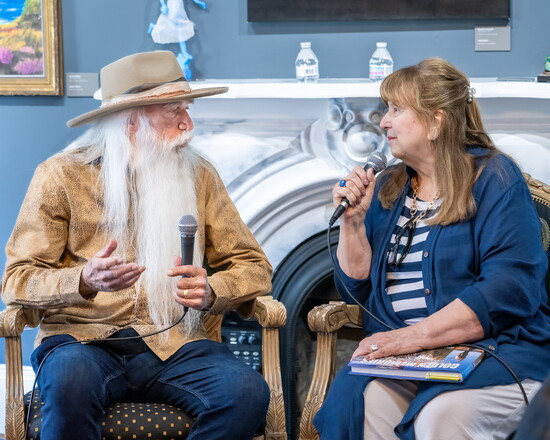 William Lee Golden is interviewed by Monthaven Executive Director Cheryl Stritchik.