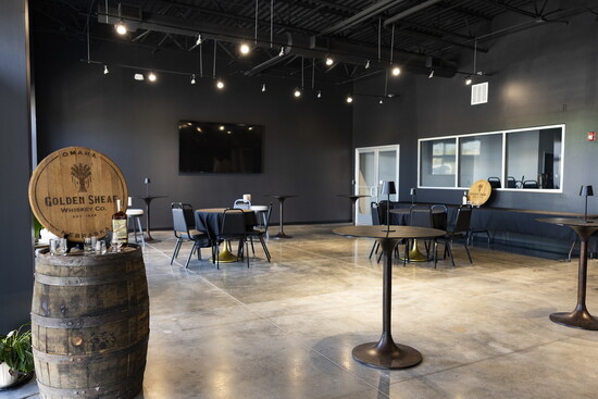 Available for private rental, the Golden Sheaf Tasting Room hosts everything from boutique weddings to business events.