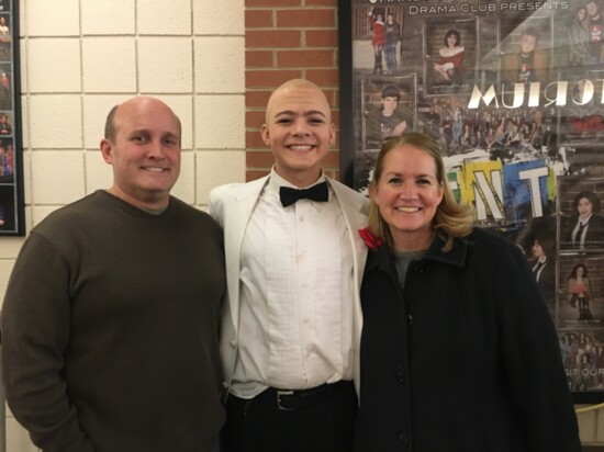 Rob, Luke and Carol Taylor.