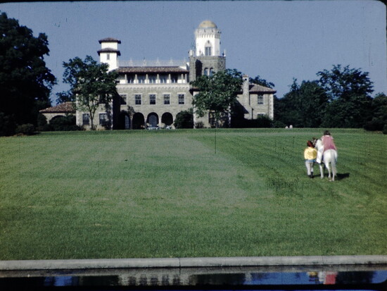 “Westcliff” mansion, still from Snow White (1940) film by Mildred Keister Dennis