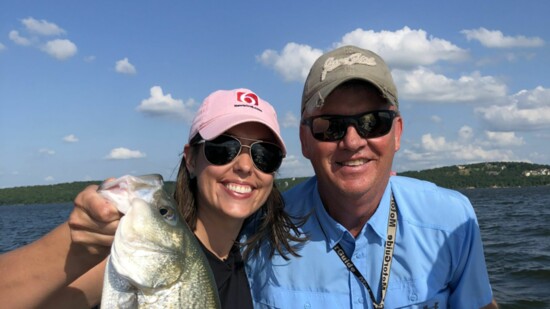 Tess Maune, an award-winning journalist with News On 6 and Gordon Montgomery, owner of Gordie’s Wildlife, a fishing and hunting guide service. 