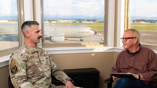 Technical Sergeant Matt Moore and Bill Conner