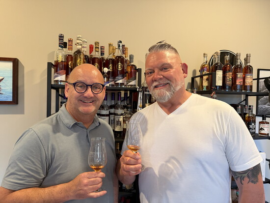 Joseph Dulaney (R) and Tiny Irwin (L)