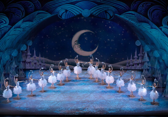 George Balachine's The Nutcracker Featuring the Artists of NBT in The Snowflakes.