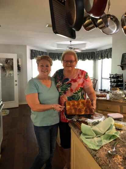Two of Sammie's daughters, Shirley Dement Larsen & Karen Dement Geller