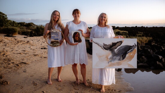 From left to right: Angie Daul, Stephanie Daguio and Chrissy Newman