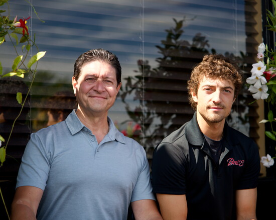 Val and his son, Valerio Capobianco