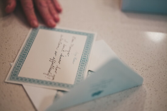 Dogwood Hill’s Raleigh Floral pattern notecard from the Williamsburg collection. 