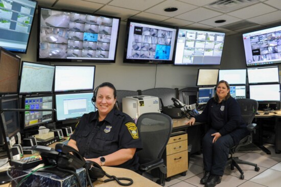 Communications Dispatchers Jeannie Ross and Tracy Sheldon   