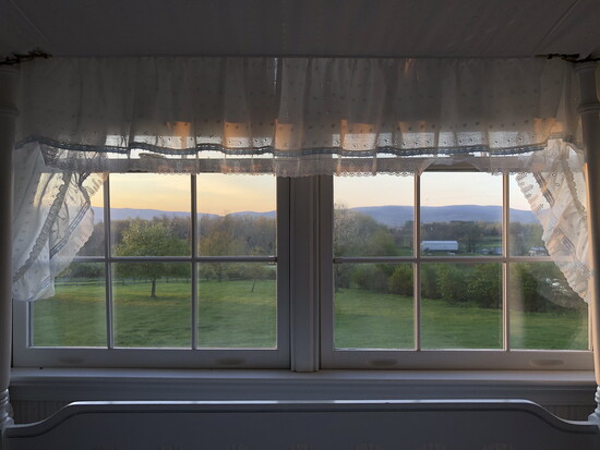 Stacey Evans' inspirational bedroom window. Photo Credit: Stacey Evans Photography