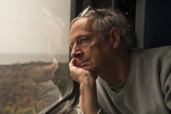 Stacey Evans' husband John Grant, from her "Passenger" series. Photo Credit: Stacey Evans Photography