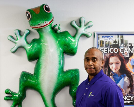he Gecko might be famous, but at this office, gratitude is the real brand that sticks.