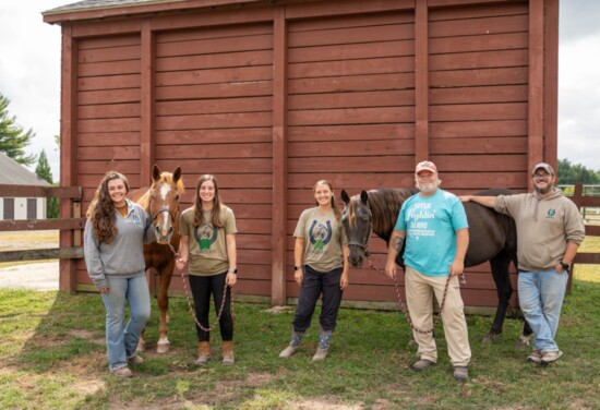 Shamrock Reins' dozen staffers stand ready to eagerly assist others.