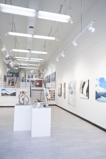Ground Floor of Gray Sky Gallery