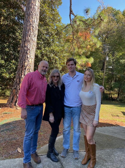 Steven and his family 