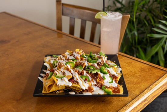 Cowboy Nachos, The Cow Saloon and Eatery